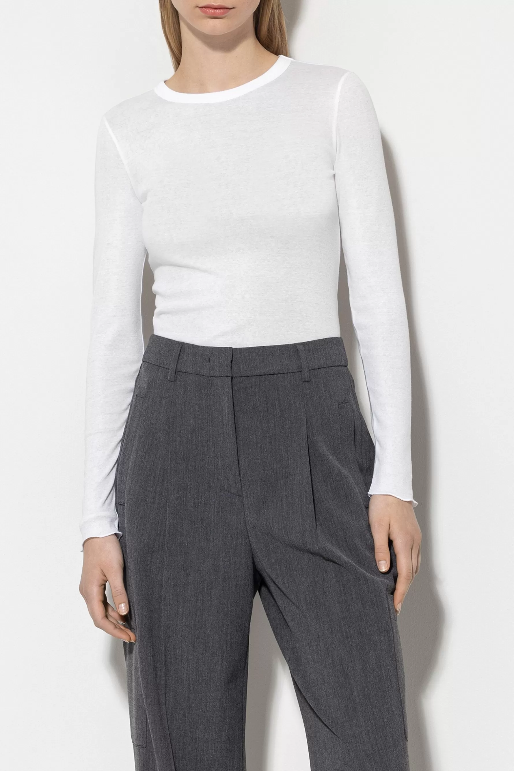 Shirts & Tops-LUISA CERANO Basic-Rundhalsshirt