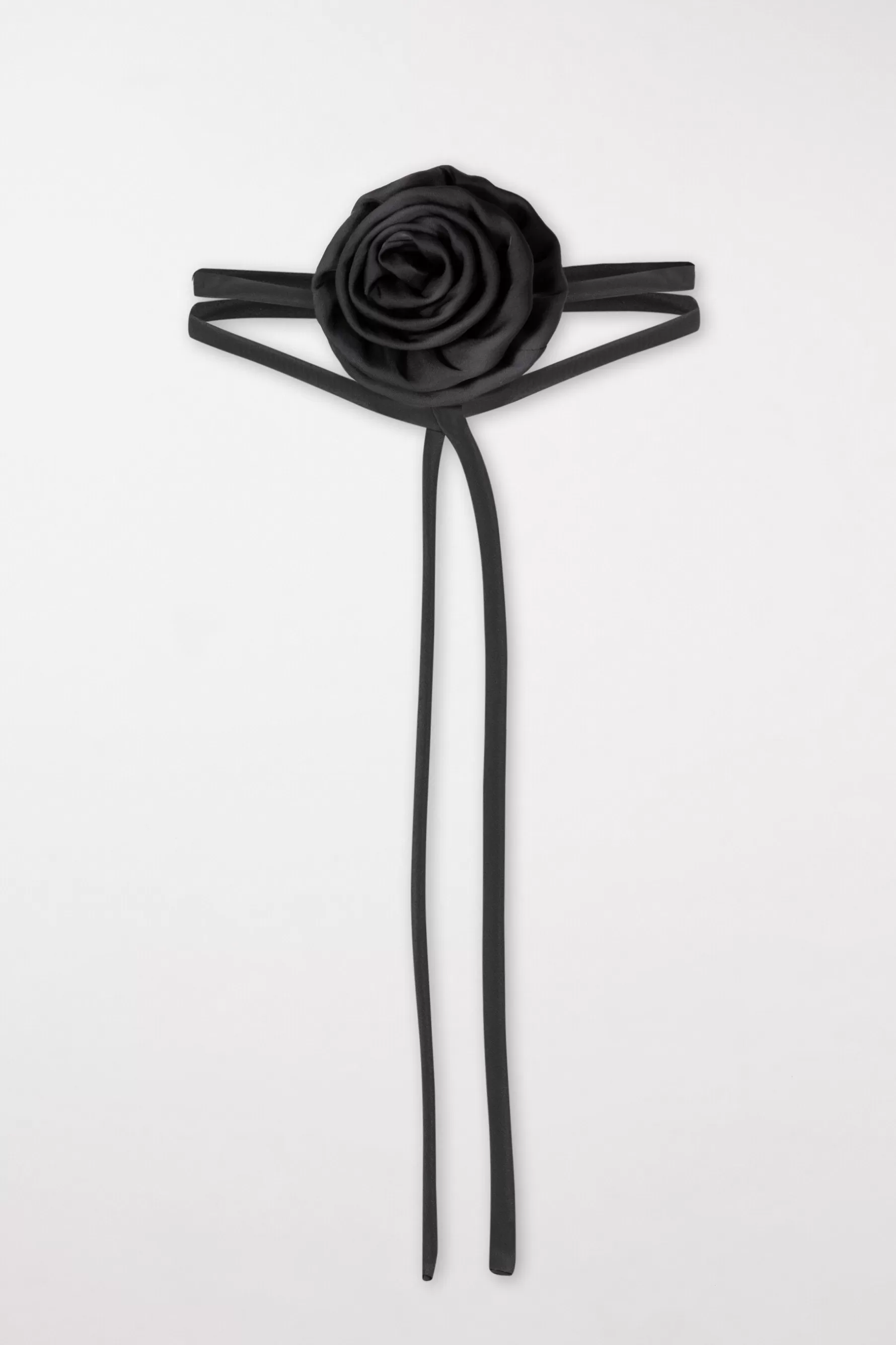 Accessoires-LUISA CERANO Blumen-Halsband asphalt