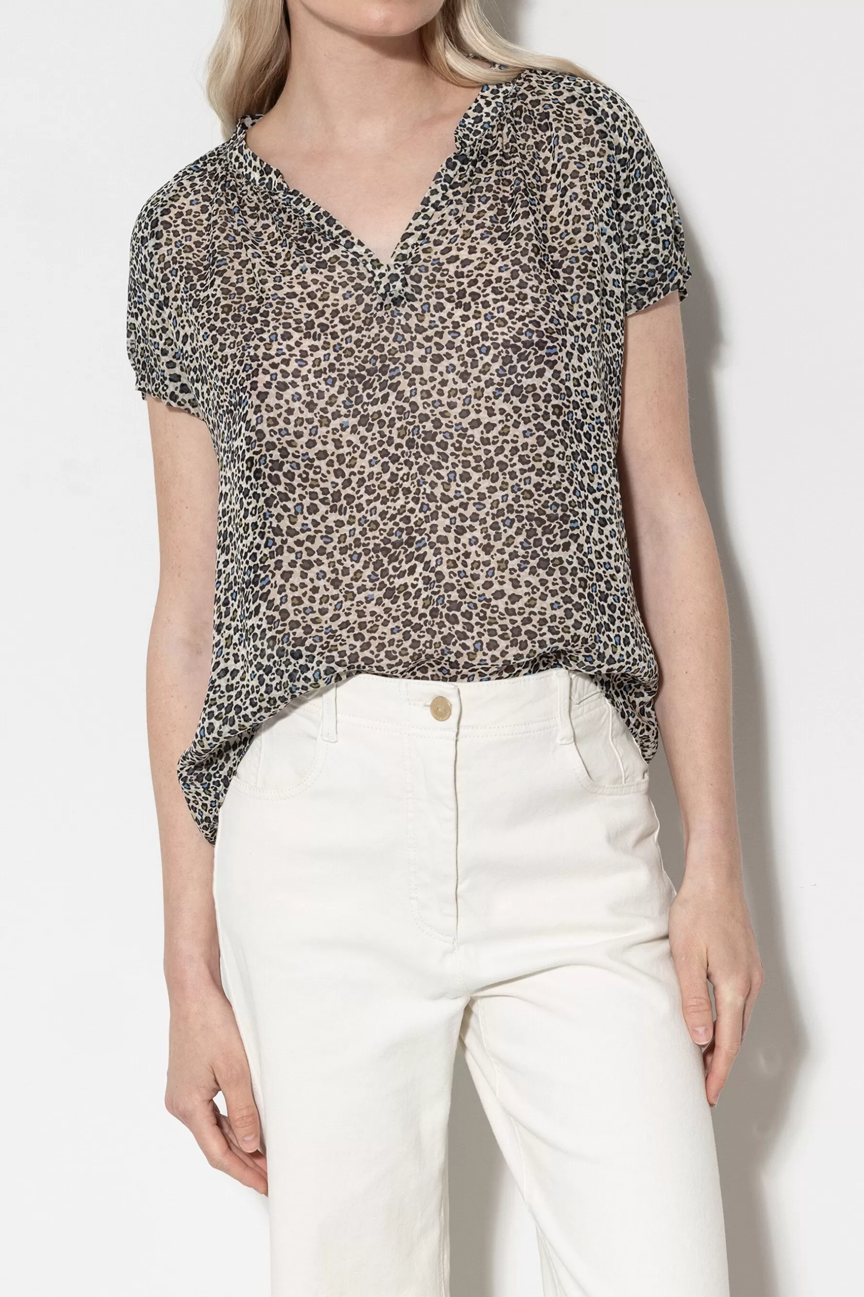 Shirts & Tops | Blusen-LUISA CERANO Blusenshirt Mit Animal-Print multi