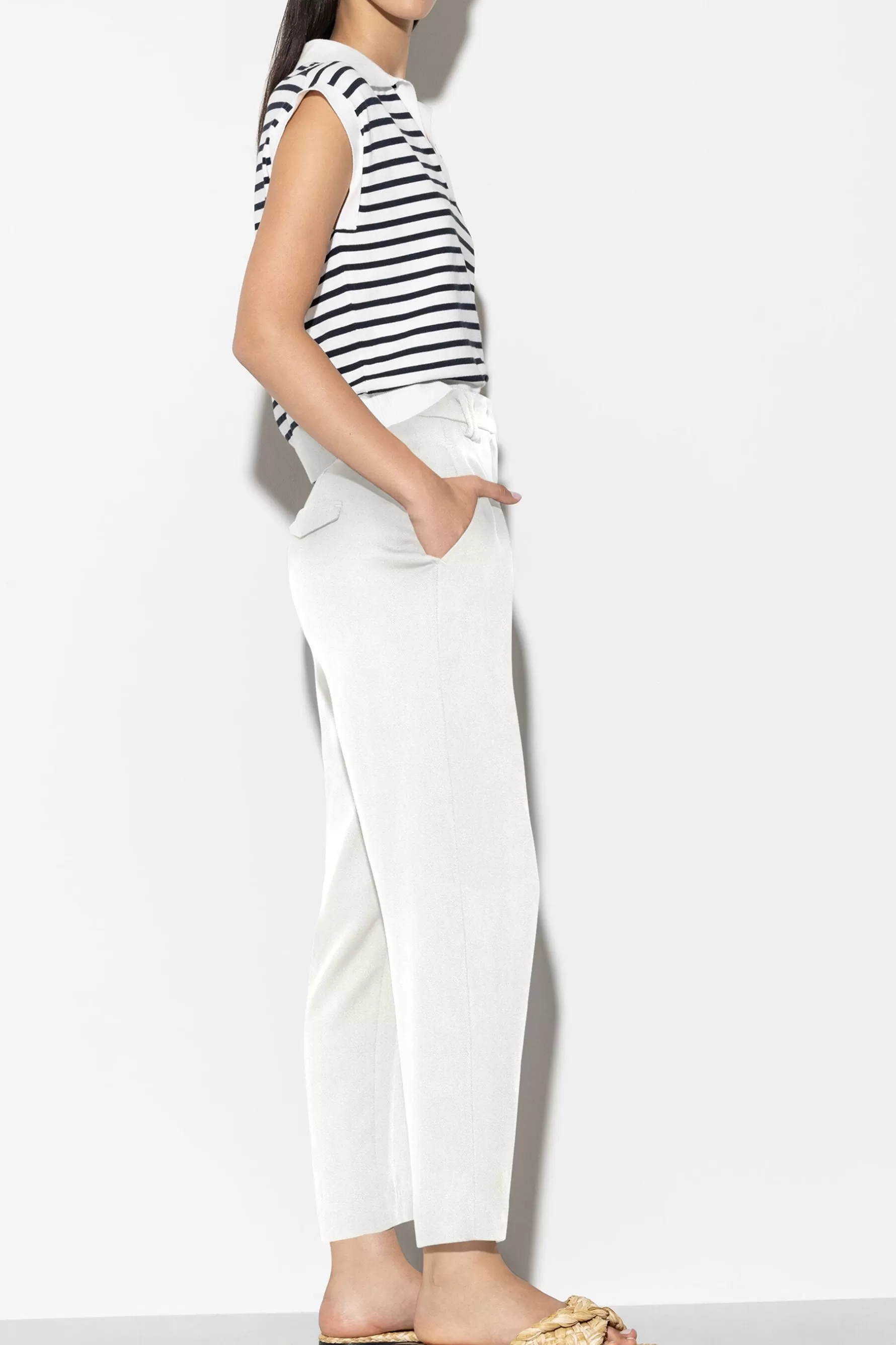 Hosen | Sets-LUISA CERANO Gabardine-Tapered-Pants