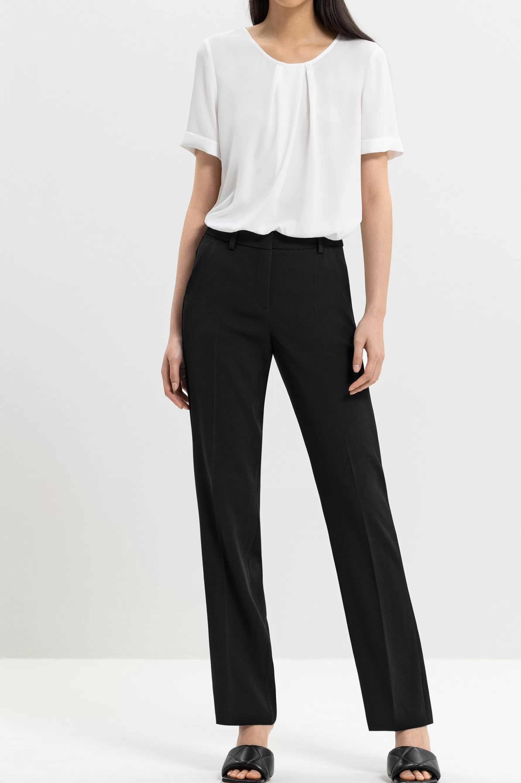 Business Studio-LUISA CERANO Pants Aus Techno Sablé black